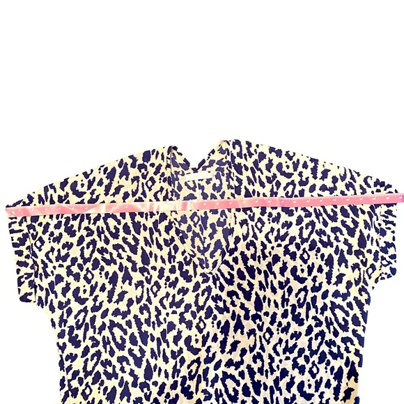 Lush Navy Leopard Hi-Lo Top Small - Picture 7 of 7